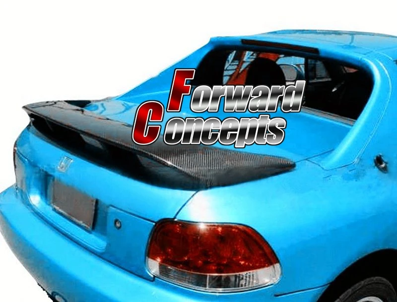 Для углеродного волокна 92 97 DEL SOL CRX TYPE R заднее крыло багажника спойлер|trunk spoiler|rear