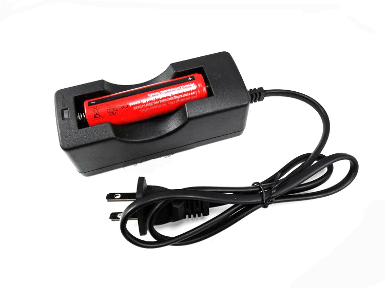 US EU Plug Travel Charger 18650 Charger 3.7V 18650 battery Wired Single