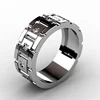 NUNCAD Classic Creative Gold Silver Color Crystal Rings Men Women Punk Rings Fashion Female  Party Jewelry Wedding Bridal Gift 5