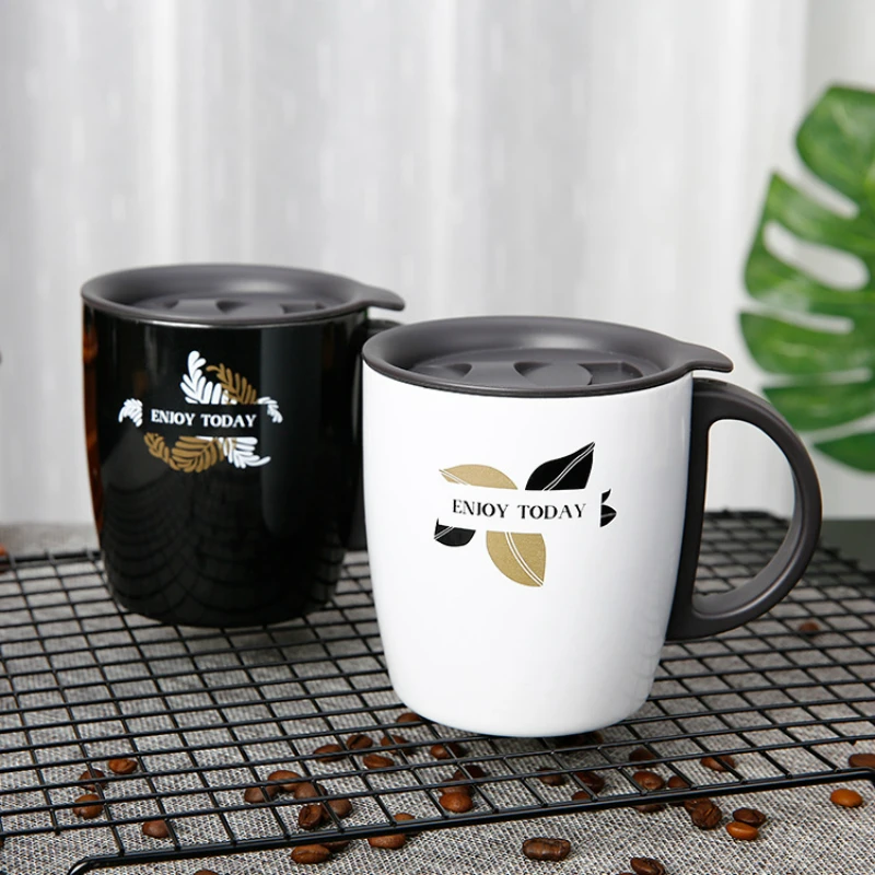 400ml European insulated coffee mug Stainless steel vacuum office cup