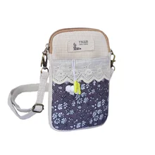 Хлопковый цветочный женский кошелек для монет, детский органайзер, кошелек, маленький чехол для телефона, сумка для денег, carteira bolsa feminina bolso для девочек