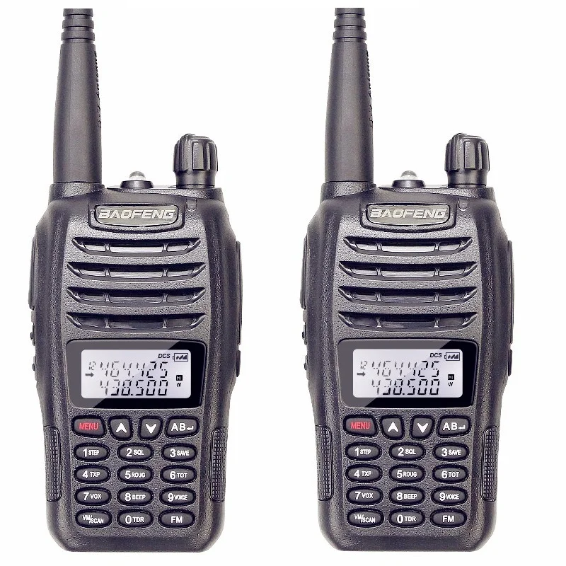 2 шт./лот Baofeng uv b6 полицейская рация Двухдиапазонная VHF и UHF радио HF трансивер для 2 способа радио Midland ручной