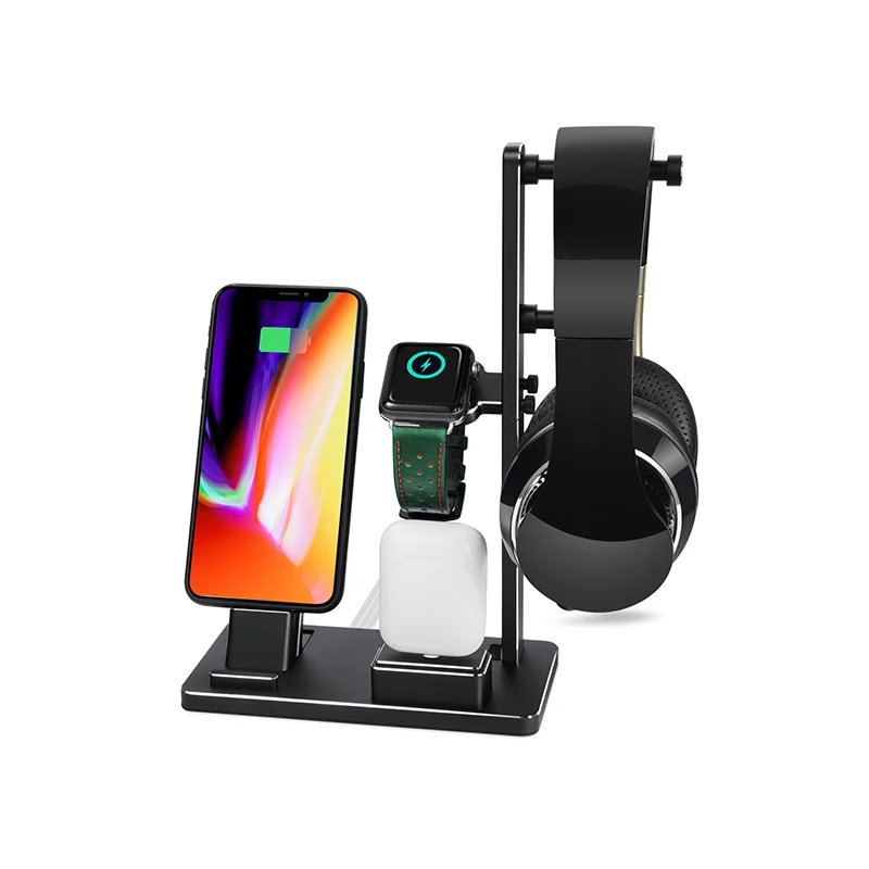 

New Hot 6-In-1 Aluminum Charging Station Dock Base Rack For iPhone/iPad Mini/iWatch/Airpods 8 @88 99