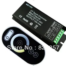 5 шт./партия переключатель сенсорной панели Контроллер два канала для цветовой температуры регулируемый, DC12V-24V 2* 6A