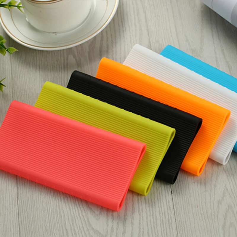 Чехол для Xiaomi Mi Power Bank 2 10000 мА/ч резиновый чехол защитный силиконовый чехол|Сумки