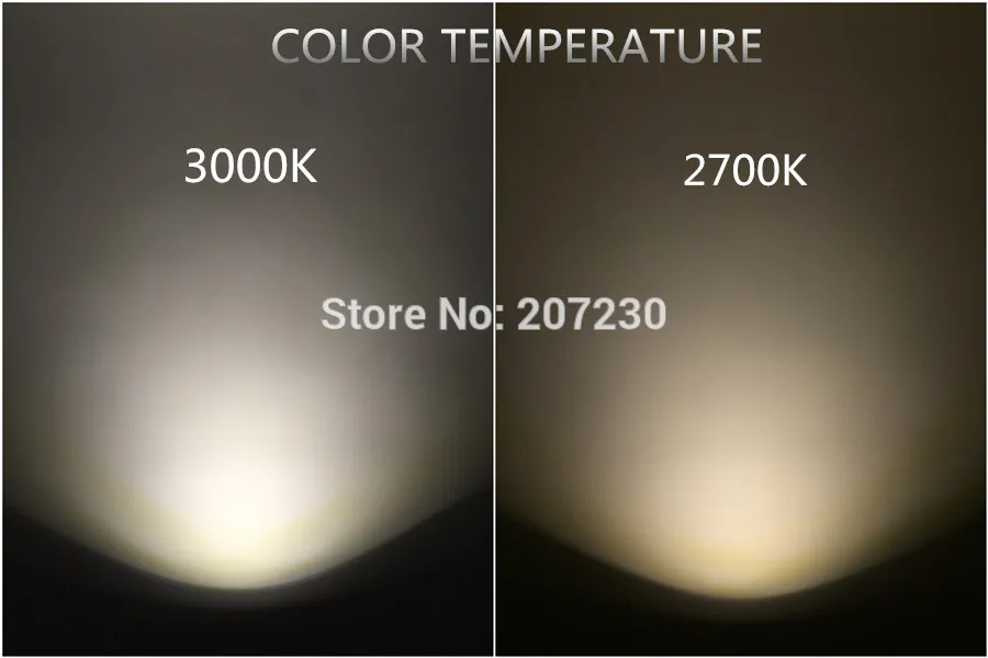 2700k Vs 3000k Light - Martinique