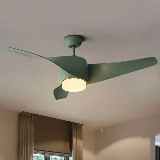 Nordic Modern Fan Lamp Minimalist Ceiling Fans Light For Living Room Nordic Modern Fan Lamp Minimalist Ceiling Fans Light For Living Room Restaurant Remote Control Retro Spiral