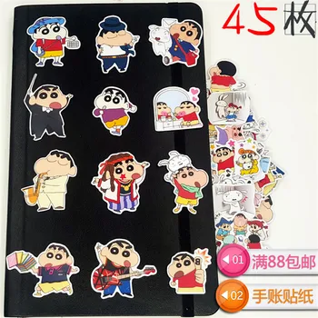 

45 pcs Anime students go to school scrapbooking Stickers Laptop Sticker Decor Fridge Skateboard For Travel Suitcas diy tool