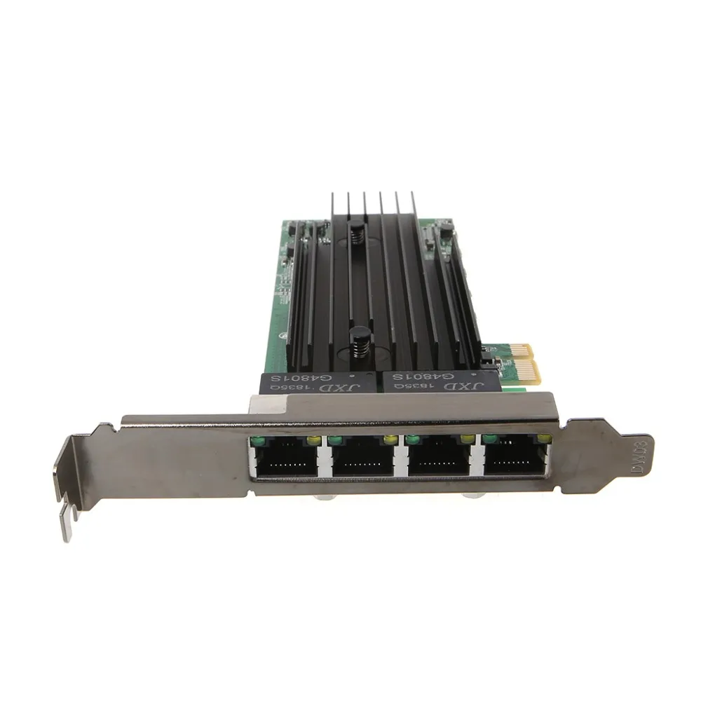 4-Порты и разъёмы RJ45 Gigabit Ethernet PCI Express X14 серверный адаптер Сетевая карта Intel82575-T4 чип