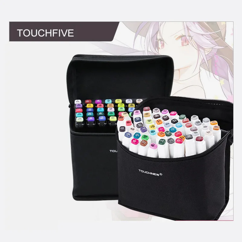 

Alcohol Markers 108 Colors Dual Head Sketch Markers Brush Pen Set For Drawing Manga Design Art Markers