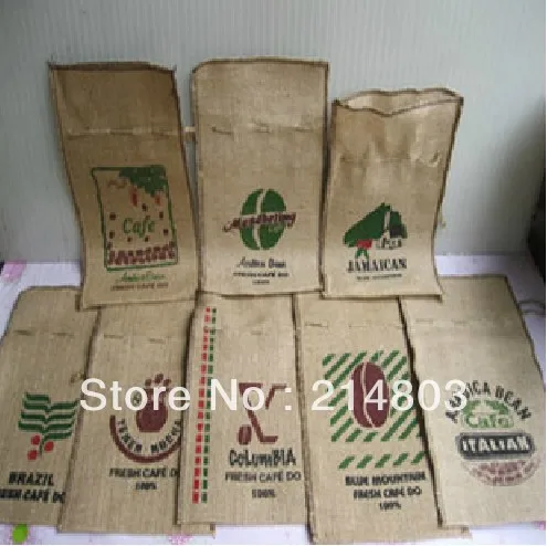 Burlap Coffee Bags For Drinker Whole Hemp Bag For Coffee Jute Size W18 50 H31cm