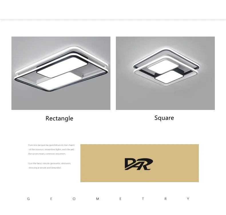 modern led ceiling lights for living room bedroom lampara techo 4
