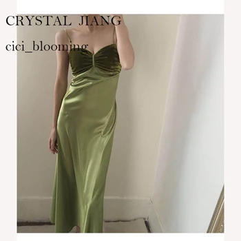 

Cheap Bridesmaid Dress Long Straps Green Purple Wedding Bridesmaid Gown