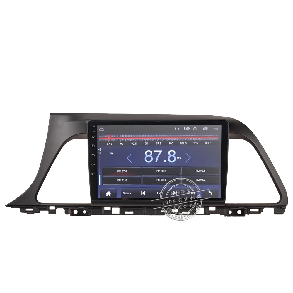 Clearance HACTIVOL 9" 1024*600 Quadcore android 8.1 car radio for Hyundai Sonata 9th 2016 car DVD player GPS Navi wifi bluetooth 2