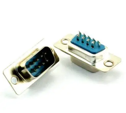 

50pcs 9 Pin D-SUB Male DB9M Solder Type Connector DB9