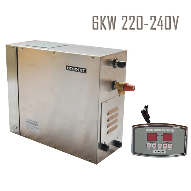 6KW220-240V 50 Гц нержавеющая сталь коммерческое/Домашнее использование паровой турецкий парогенератор прямые продажи с фабрики, CE сертифицировано