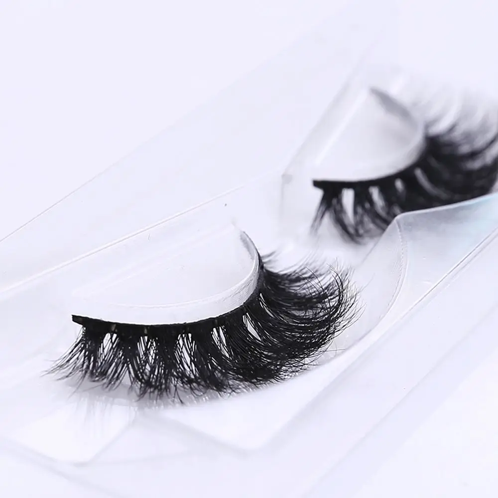 Buy 1 Pair Soft Women Eye Charming 3D Mink Fur False