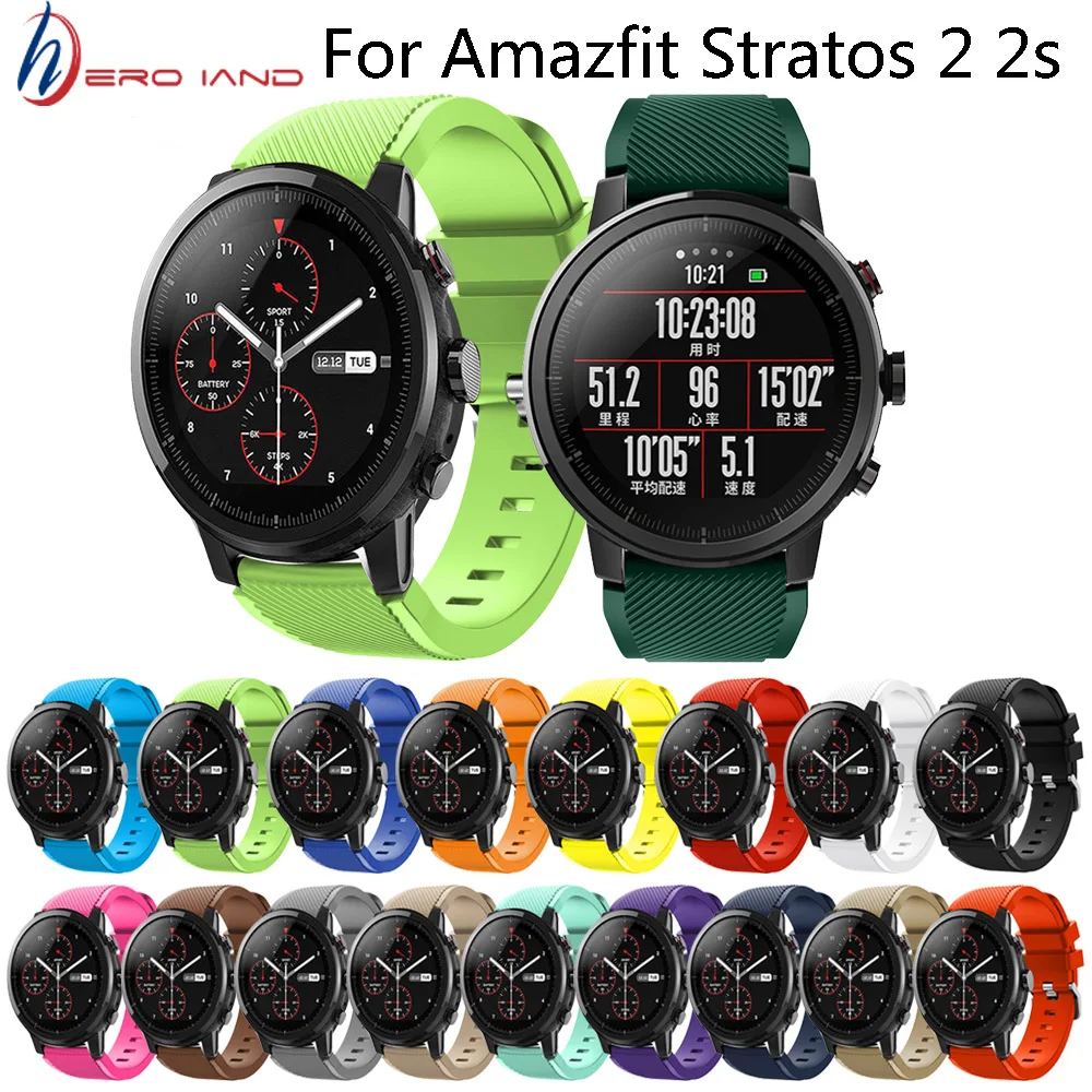 For-Amazfit-Stratos-2-2s-smart-watch-strap-Silicone-bands-bracelet-belt-for-xiaomi-huami-amazfit