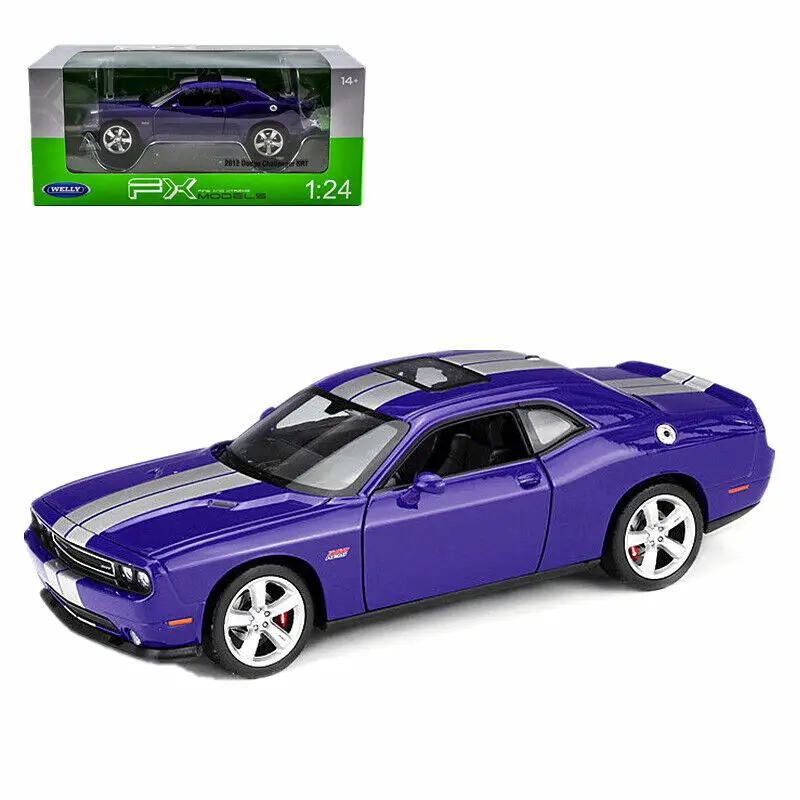 Welly 1:24 2012 Dodge Challenger SRT литая под давлением модель спортивный гоночный автомобиль в коробке