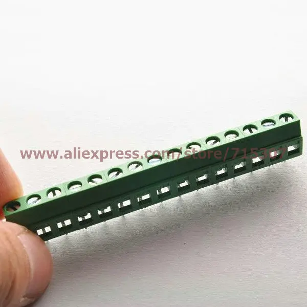 

PHISCALE 5pcs PCB Terminal Blocks 5.08mm 9pin 300V 10A