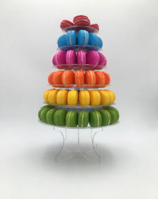 Wedding Macaron Tower Macaroon Display Stand Baby Shower Birthday