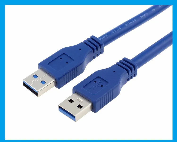 Высокоскоростной синий USB 3,0 A Тип папа-папа USB кабель-удлинитель AM-AM 4,8 Гбит/с Поддержка USB 2,0 0,3 м 0,6 м 1 м 1,5 м-5 м