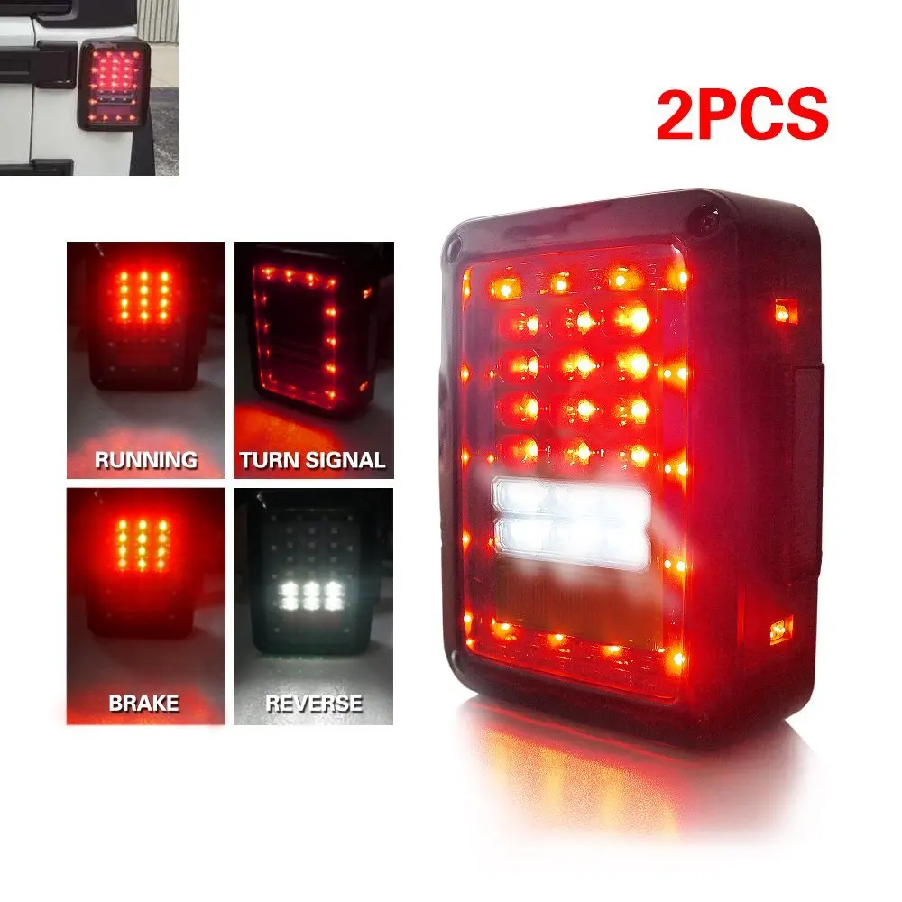 

1pcs New USA and European version LED Brake light, LED Turning Reverse light 12V LED Rear Taillight /Tail Light Led For Jeep