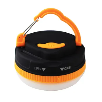 

6pcs/pack DC5V portable led night light camping light for emergency camping bedroom warm white powered by 3*AAA battery