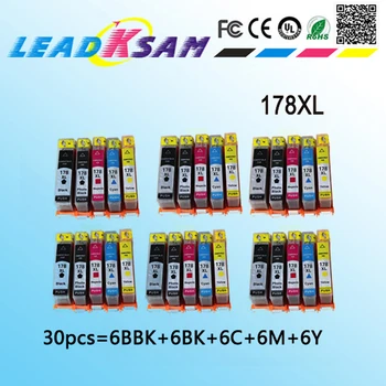 

30pcs wholesale for 178 178XL compatible for hp178 6510 B010B B109a B109n B110a B210b B209a B210a 3070A with full ink chip