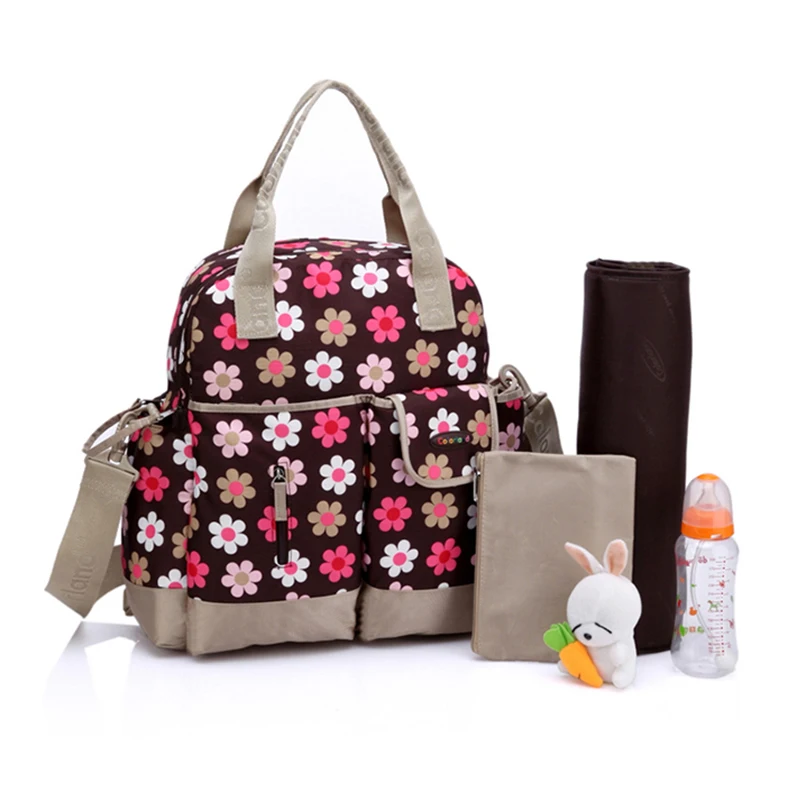 Flower Diaper Bag Backpack Female Large Baby Bags For Mom