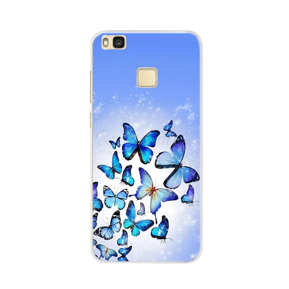 ل غطاء هواوي P9 لايت حالة لطيف الحيوان الأسود السيليكون لينة TPU ل فوندا هواوي P9 لايت حالة 2016 P 9 P9Lite الهاتف الخلفي الحالات