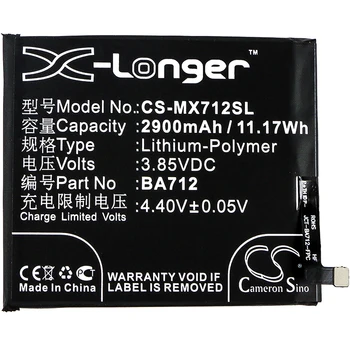 

Cameron Sino 2900mAh Battery for Meizu M6s,M6s Premium Edition,M6s Premium Edition Dual SIM TD-LTE ,M712c,M712M,M712Q,M712Q-B