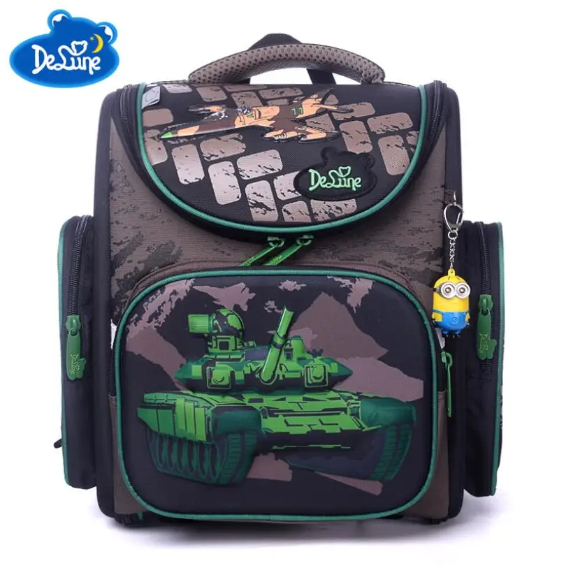 

Delune School Bags for boy Children Backpack High Quality Nylon Primary Students Backpacks Princess Schoolbag for Kid Mochila