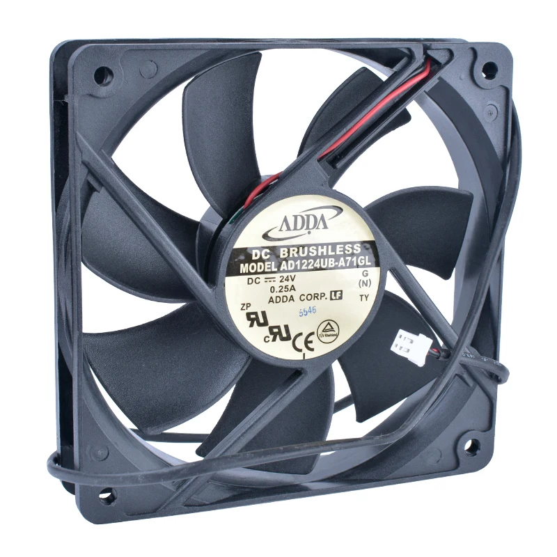 

COOLING REVOLUTION AD1224UB-A71GL 12cm 120mm fan12025 120x120x25mm 24V 0.25A Double ball bearing inverter IPC server cooling fan