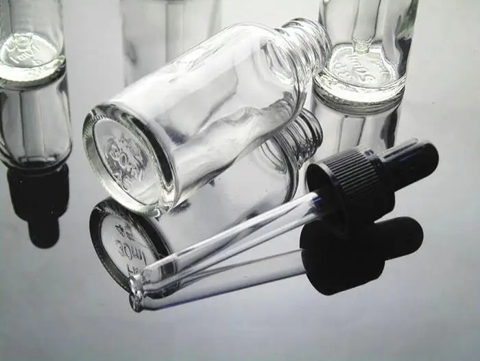 10 шт./лот 5 мл до 100 мл Прозрачная Круглая Стеклянная бутылка с стеклянные пипетки, школьная лаборатория экспериментальная стекляная посуда