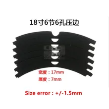 18 дюймов динамик Давление полосы Рог Пресс динамик edge EVA Уплотнительная Подушка запчастей 17 мм