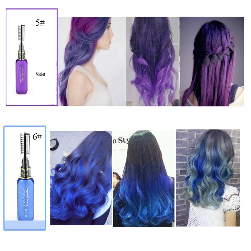1pcs Professional Hair Color Tools Long Lasting Pigments Blue