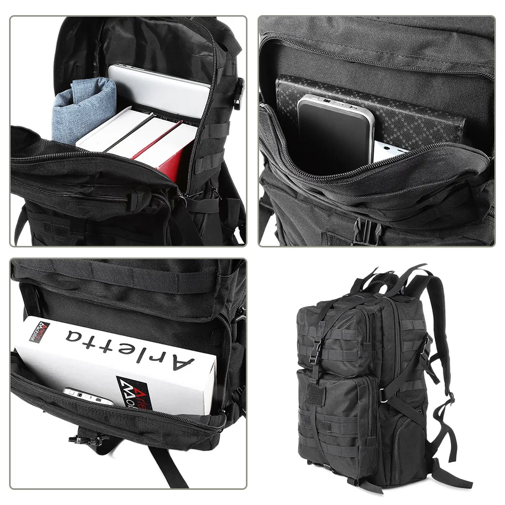 Военный Тактический Рюкзак Сумка для кемпинга походные рюкзаки рюкзак армейская Молл системная сумка штурмовая для охоты