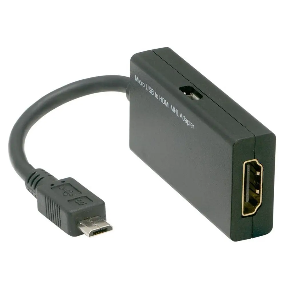  Micro-USB A HDMI Adattatore Per Monitor TV 1080P HD Cavo Audio E Cavo di HDMI Video Converter Per S