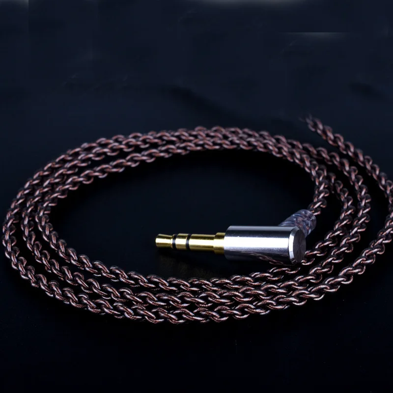 Кабель MMCX DIY Для Shure SE215 SE425 SE535 SE846 наушники провод AUX 3 5 мм термоусадочная трубка