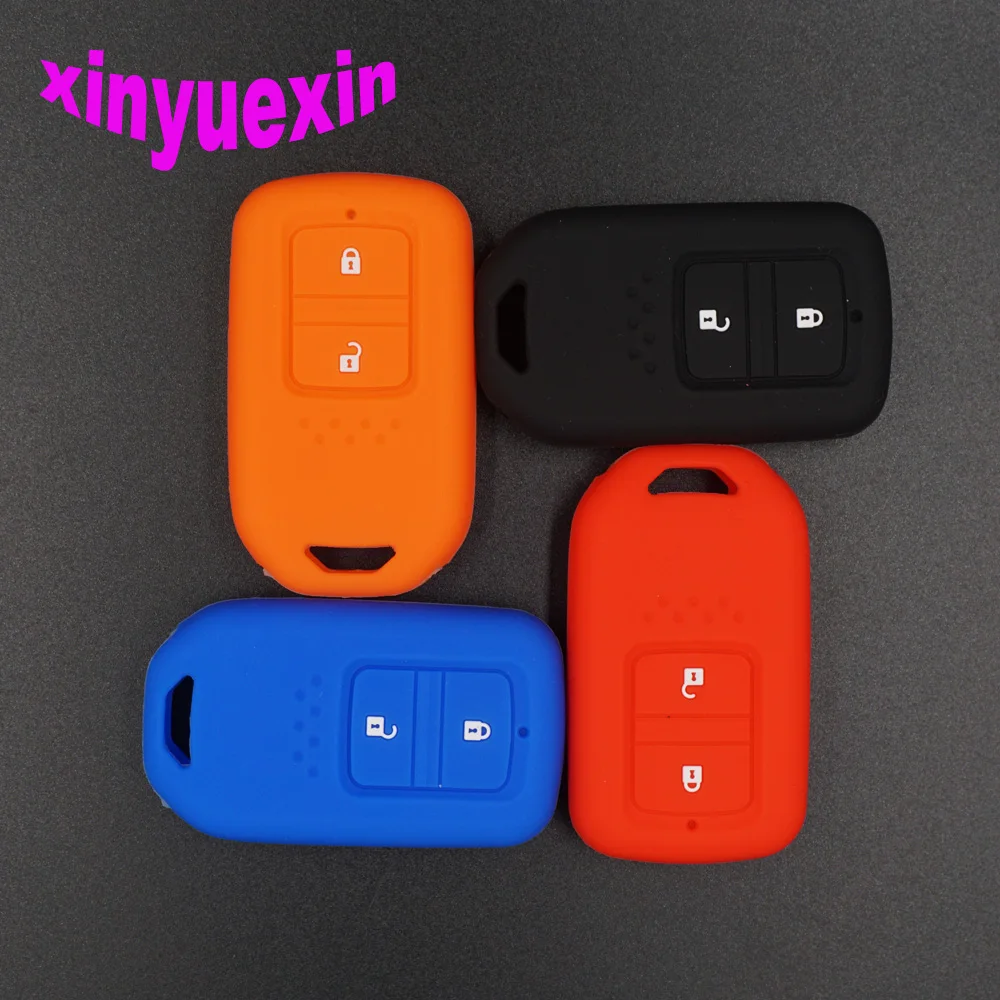 Xinyuexin Silicone Car Key Cover Case For Honda Vezel city civic Jazz