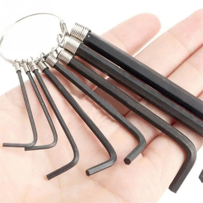 

8pcs Hexagon Hex End Allen Key Wrench Bike Bicycle Repair Set Kit Tool