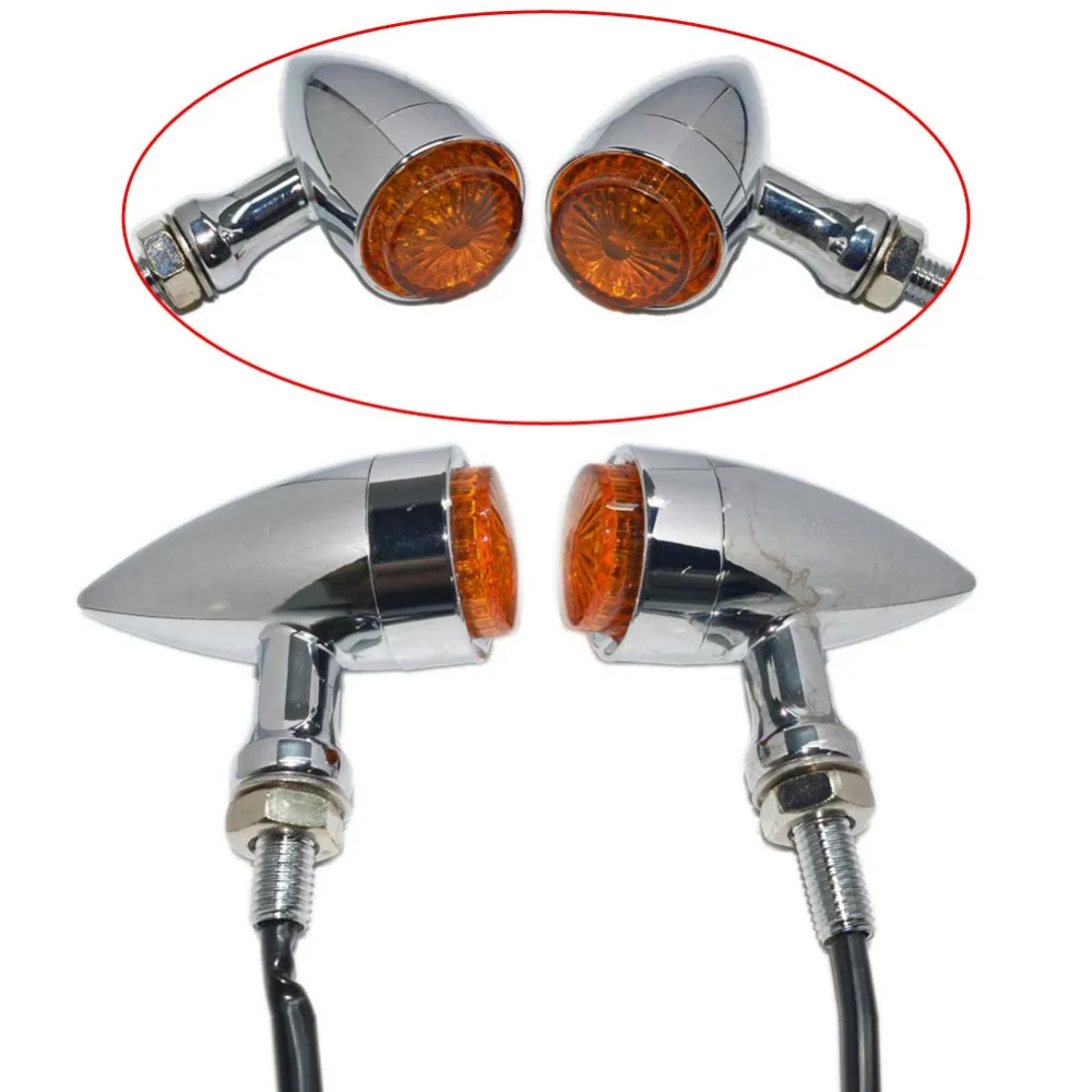 Chrome Bikes Amber 20 Led Cruiser Custom Brake Running