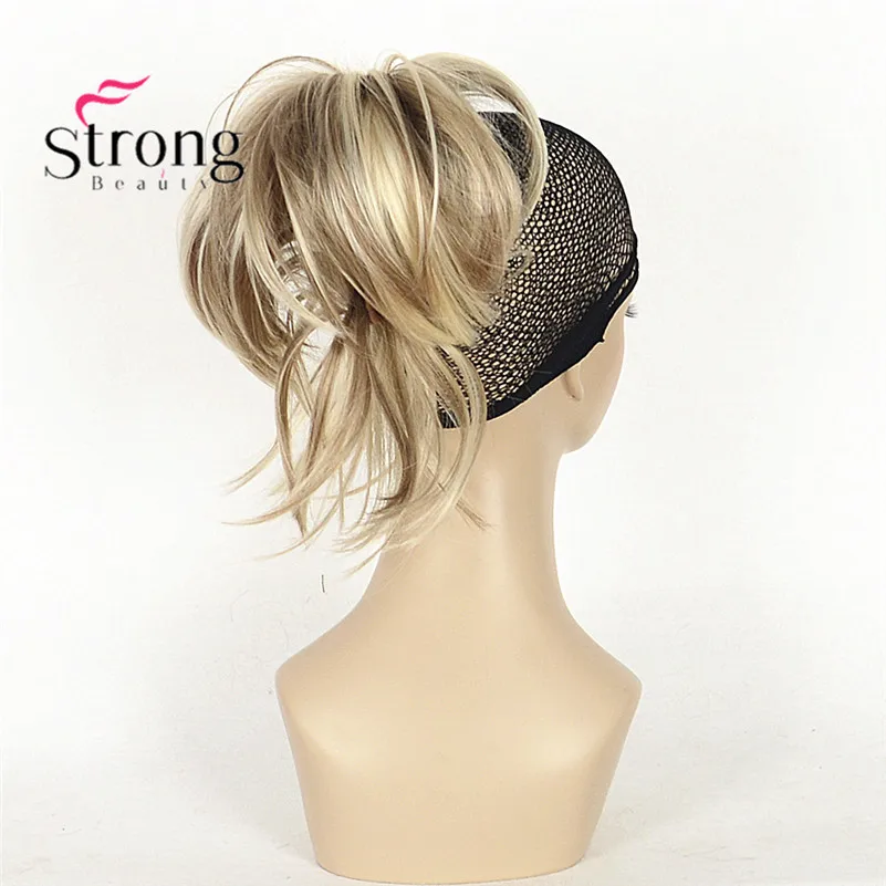 Women's Ladies Girls Synthetic short Curly Amazing shape Claw Clip Ponytail Pony Tail Hair Extension COLOUR CHOICES