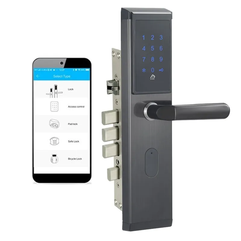 

2019 Newest Mechanical Keys Password APP Unlock security lock Smart Bluetooth Pad Lock