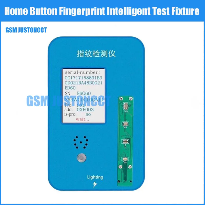 Главная Кнопка отпечатков пальцев интеллектуальная тестовая арматура для IPhone 8 Plus/8/7 Plus/7/6 S Plus/6 S/6 Plus/6/5s