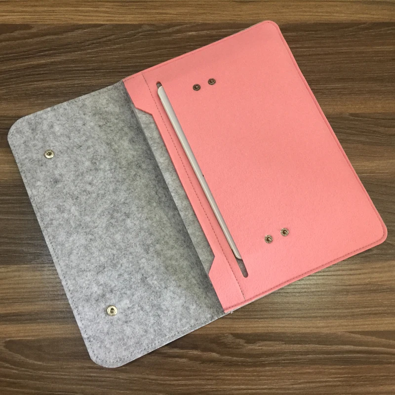 Ultra slim Wool Felt Laptop Sleeve for Macbook pro air 13 11 inch retina 13 15\