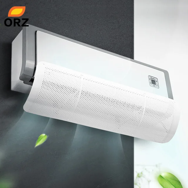 ORZ Home Air Conditioning Wind Deflector Adjustable Windshield Air