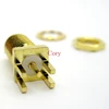 10pcs SMA Male for 1.6mm thick solder edge PCB mount straight RF connector Gold plated PCB SMA Male Coaxial Connector CZYC ► Photo 2/4