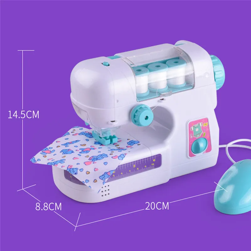 الأطفال اللعب منزل لعبة الكهربائية ماكينة خياطة أثاث منزلي نتظاهر اللعب لعب للأطفال محاكاة مجموعة لعبة